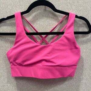 ZYIA Light n Tight  Pink Crossback Sports Bra